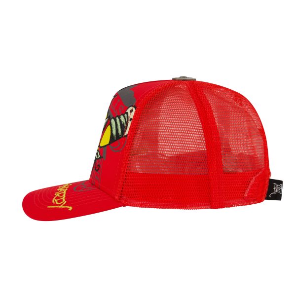 Black Rose Trucker Hat - Image 2
