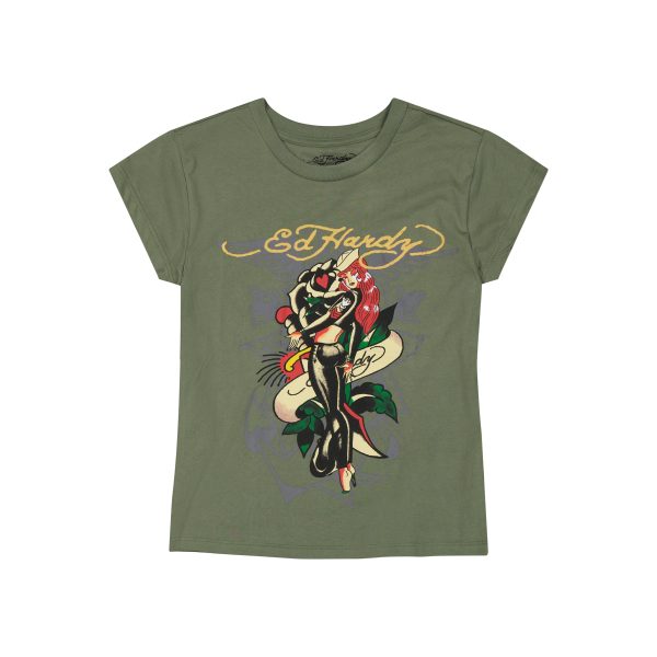 Sailor Girl Cap Sleeve Tee