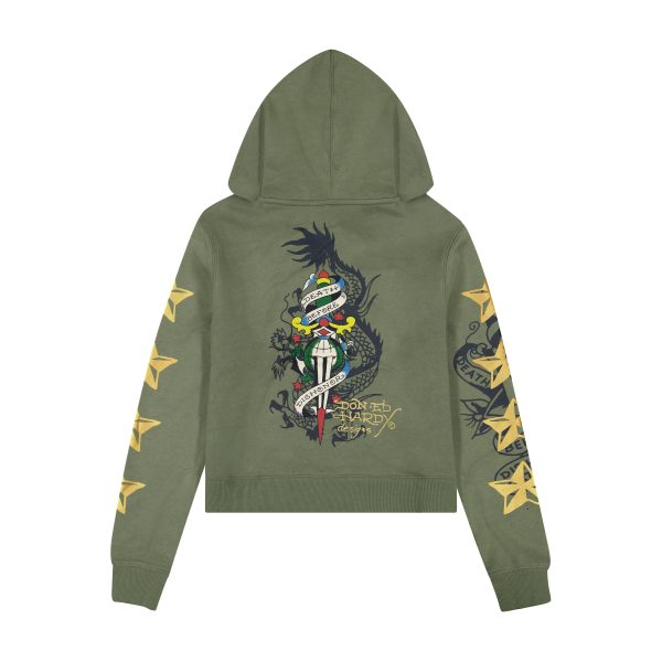Cobra Flame Zip Front Hoodie (Relaxed) - Image 2