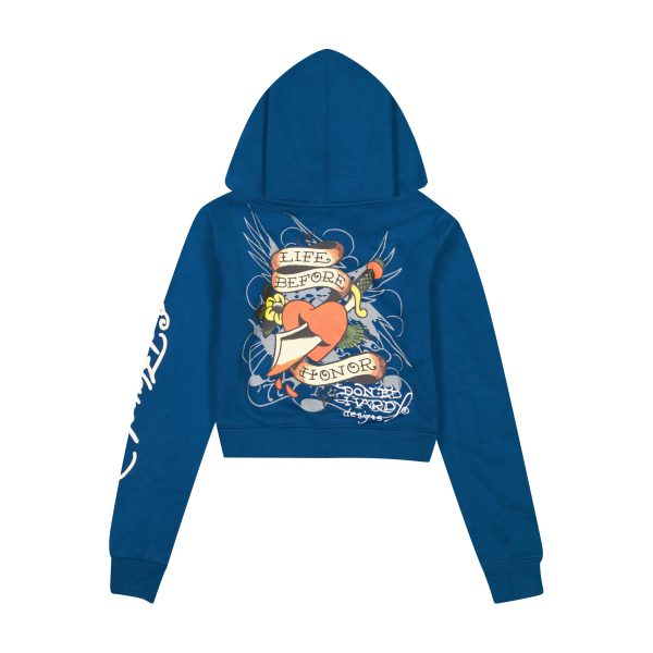 LKS Skull Zip Front Hoodie - Image 2